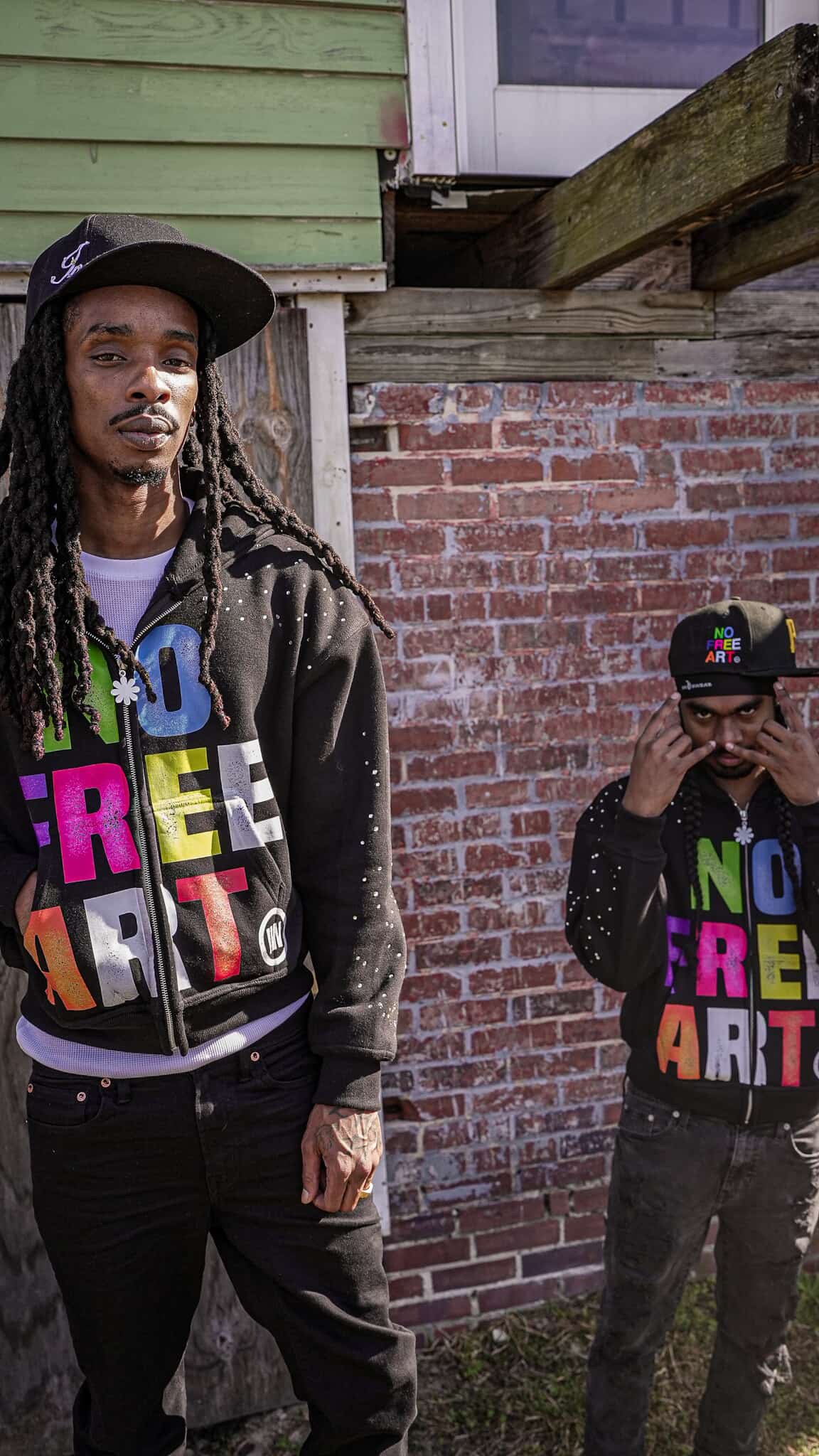 NO FREE ART HOODIE
