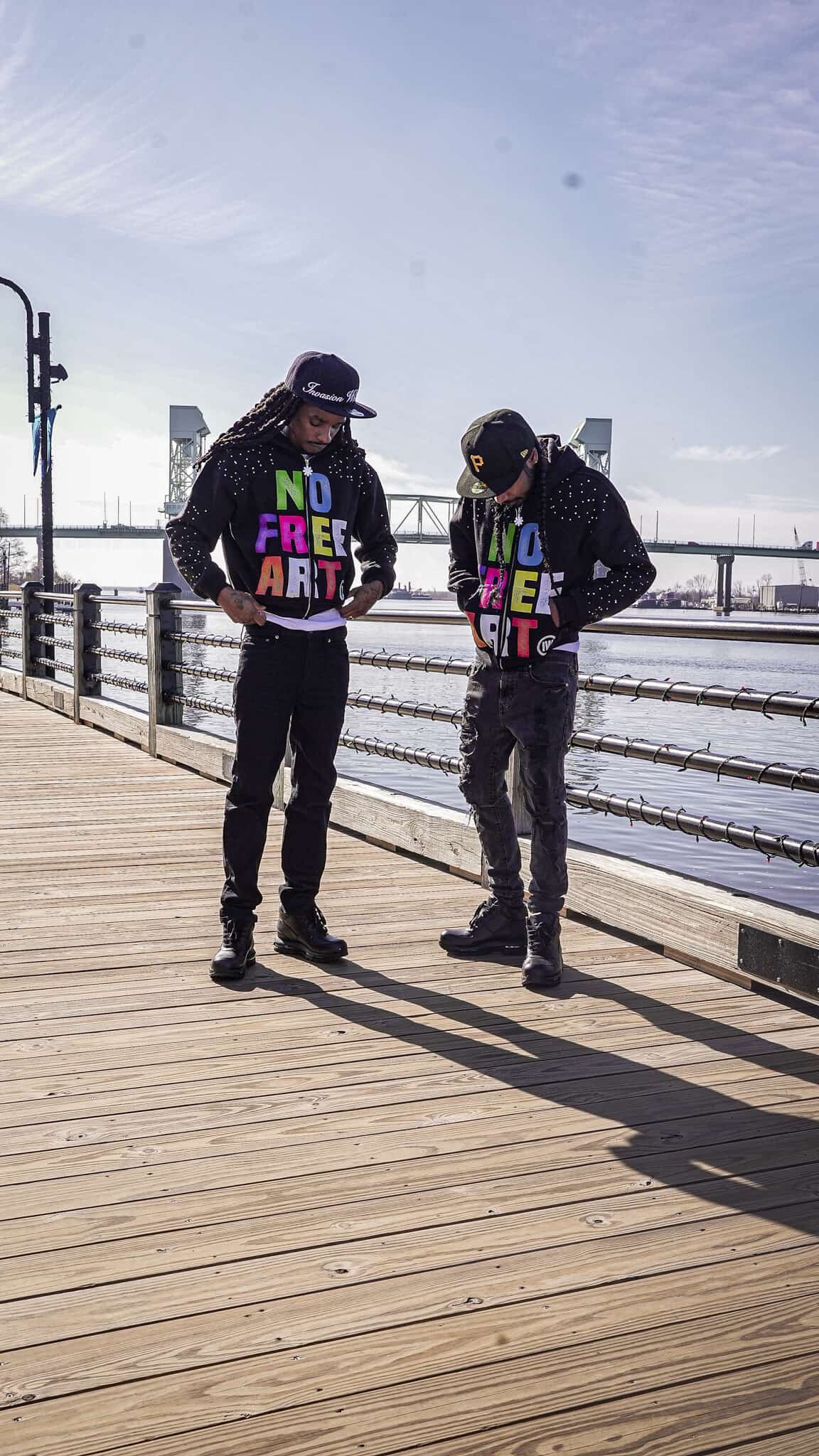 NO FREE ART HOODIE